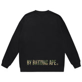 BAPE Ape Head Camo Pattern Print Sweatshirt